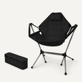 SummitSage Heritage Deluxe Rocking Moon Chair - Ultra-Comfortable Swing Camping Chair | Quiet Outdoor Living | 7075 Aerospace Aluminum | Your Living Room in the Wild
