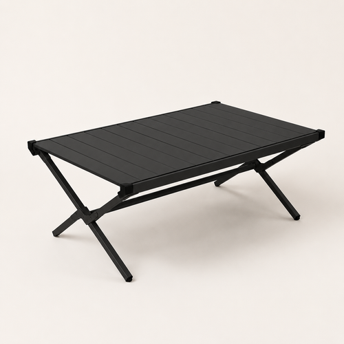 SummitSage Heritage Aluminum Egg-Roll Table - Premium Folding Outdoor Camping Table | Quiet Outdoor Living | 7075 Aerospace Aluminum | Your Living Room in the Wild