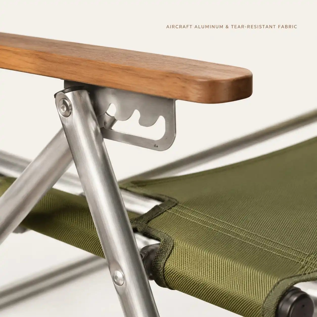 SummitSage Heritage 4-Position Adjustable Reclining Chair - Premium Kermit Style Camping Seat | Quiet Outdoor Living | 7075 Aerospace Aluminum | Your Living Room in the Wild