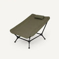SummitSage Heritage Folding Aluminum Reclining Kermit Chair - Premium Outdoor Lounge | Quiet Outdoor Living | 7075 Aerospace Aluminum | Your Living Room in the Wild