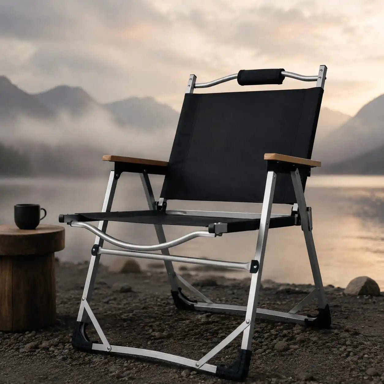SummitSage Heritage Portable Camping Chair - Ultralight Folding Aluminum Outdoor Chair | Quiet Outdoor Living | 7075 Aerospace Aluminum | Your Living Room in the Wild