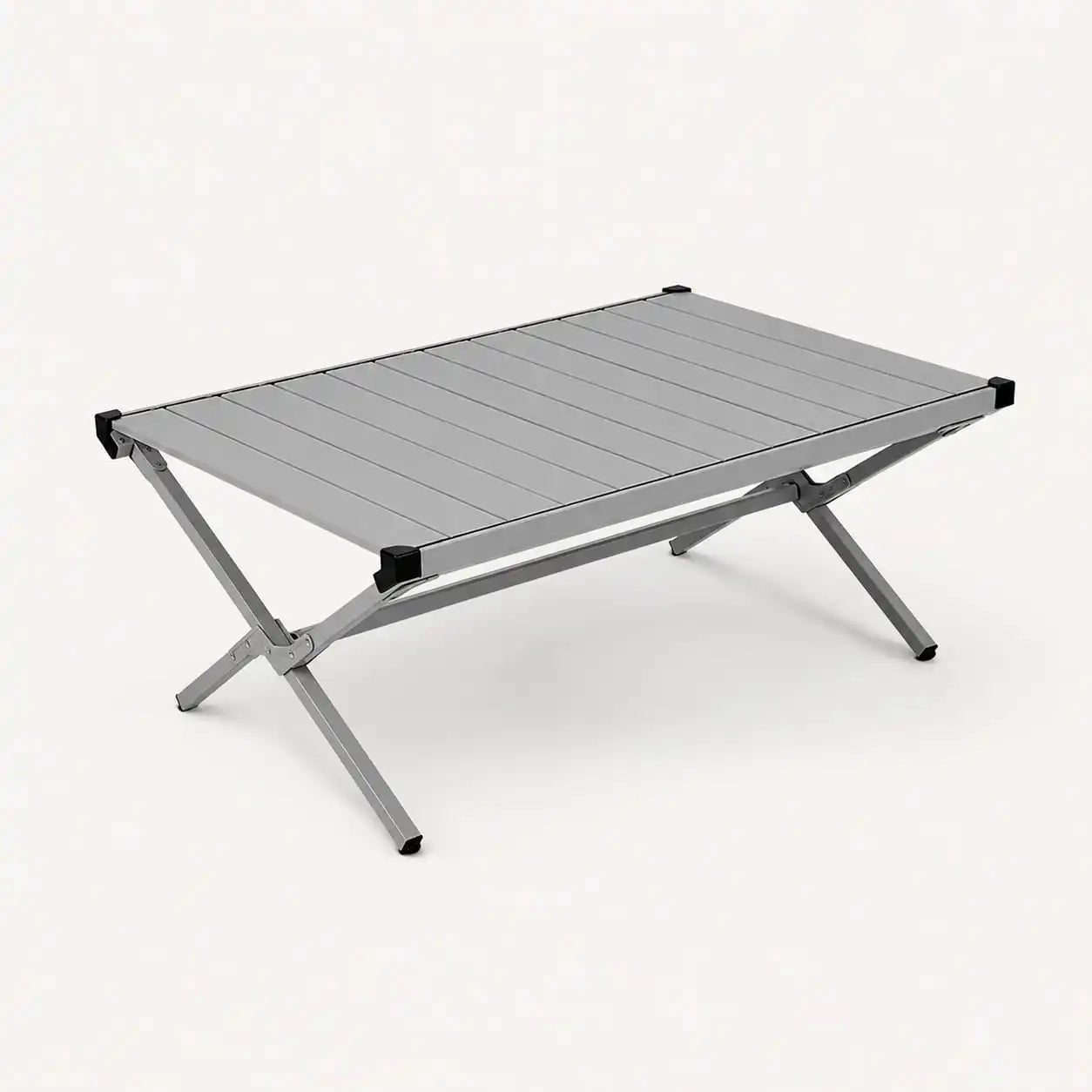 SummitSage Heritage Aluminum Egg-Roll Table - Premium Folding Outdoor Camping Table | Quiet Outdoor Living | 7075 Aerospace Aluminum | Your Living Room in the Wild