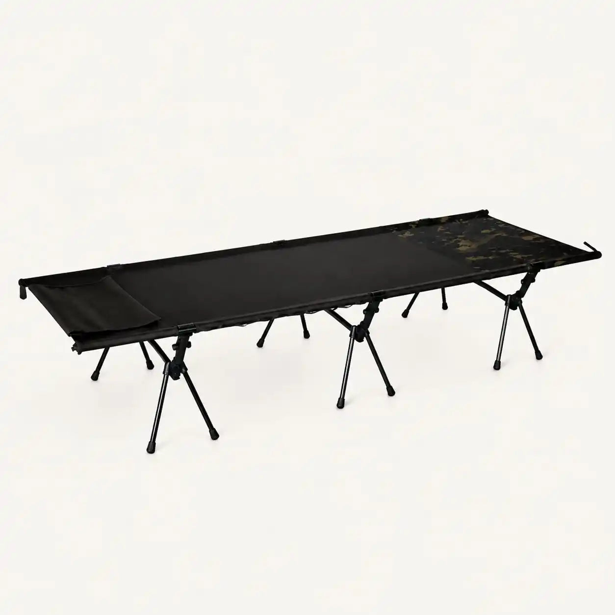 SummitSage Heritage Ultralight Folding Camping Cot - Heavy Duty Tactical Glamping Bed | Quiet Outdoor Living | 7075 Aerospace Aluminum | Your Living Room in the Wild