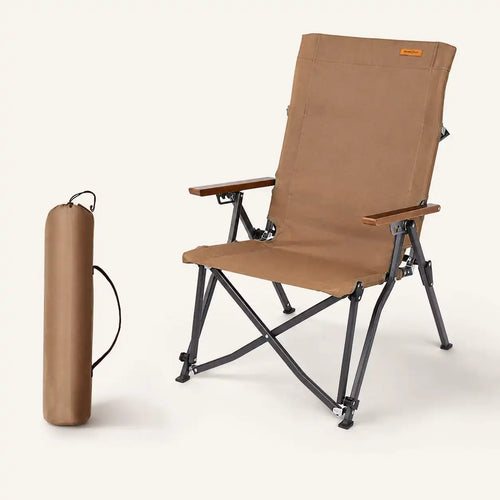 SummitSage Heritage AC5969G High-Back Folding Lounge Chair | Quiet Outdoor Living | Hero 2
