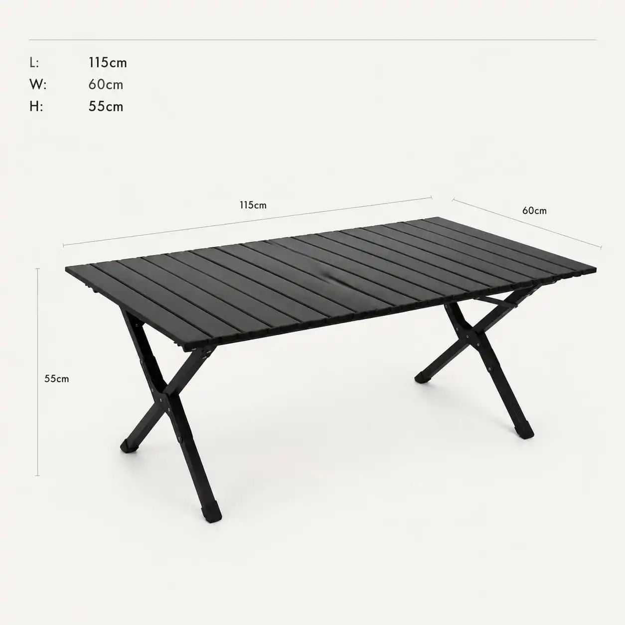 SummitSage Heritage Aluminum Egg Roll Table - Portable Folding Camping Table | Quiet Outdoor Living | 7075 Aerospace Aluminum | Your Living Room in the Wild