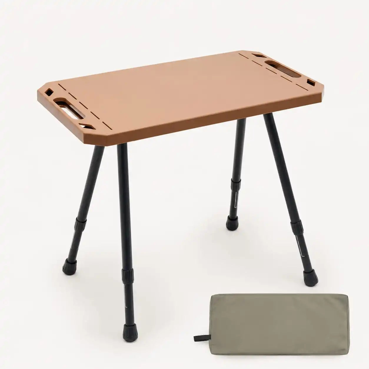 SummitSage Heritage Height-Adjustable IGT Folding Tactical Table | Quiet Outdoor Living | 7075 Aerospace Aluminum | Your Living Room in the Wild