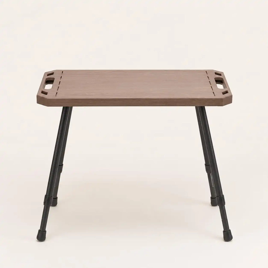 SummitSage Heritage Height-Adjustable IGT Folding Tactical Table | Quiet Outdoor Living | 7075 Aerospace Aluminum | Your Living Room in the Wild