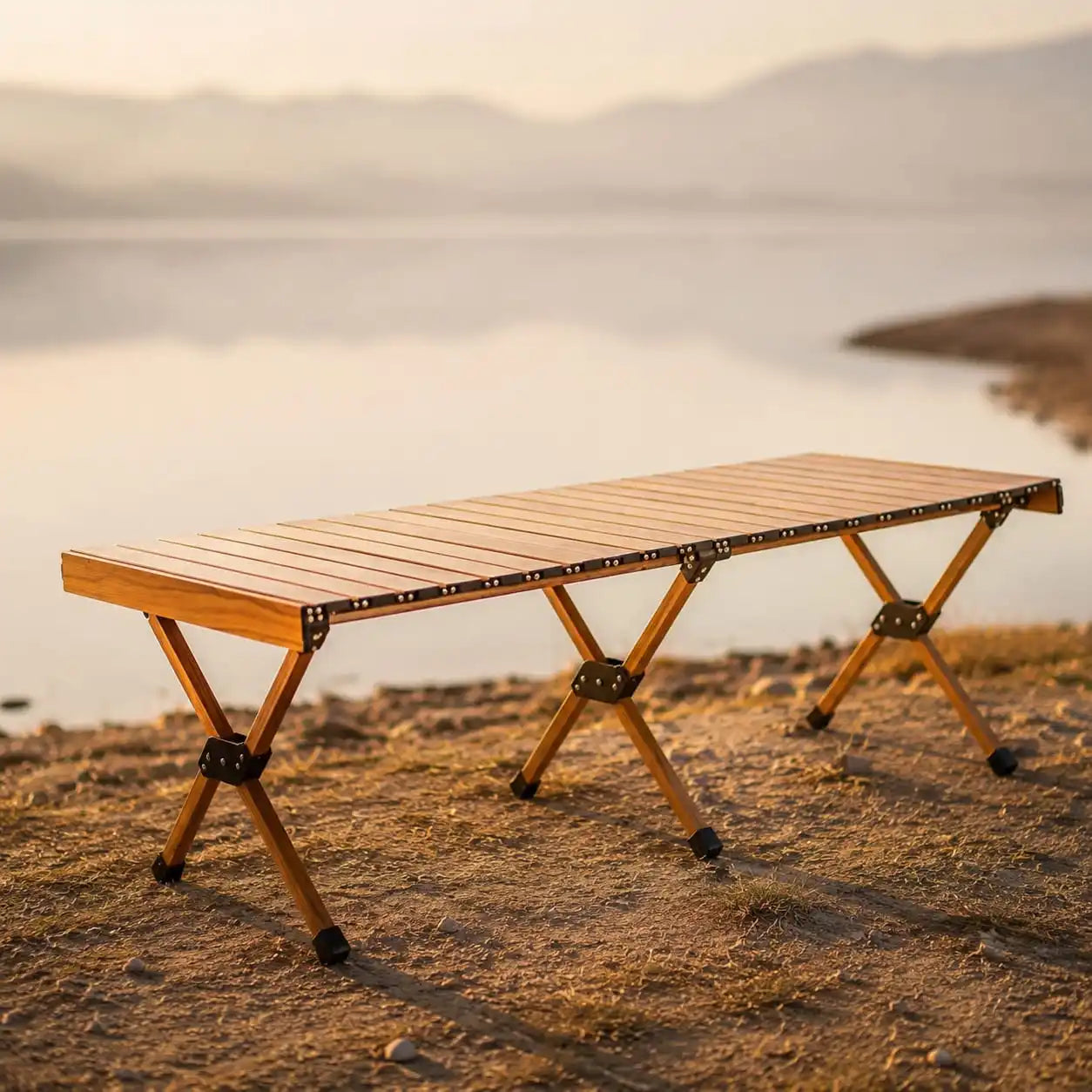 SummitSage Heritage 120cm Extended Aluminum Egg-Roll Table - Large Outdoor Dining Table | Quiet Outdoor Living | 7075 Aerospace Aluminum | Your Living Room in the Wild