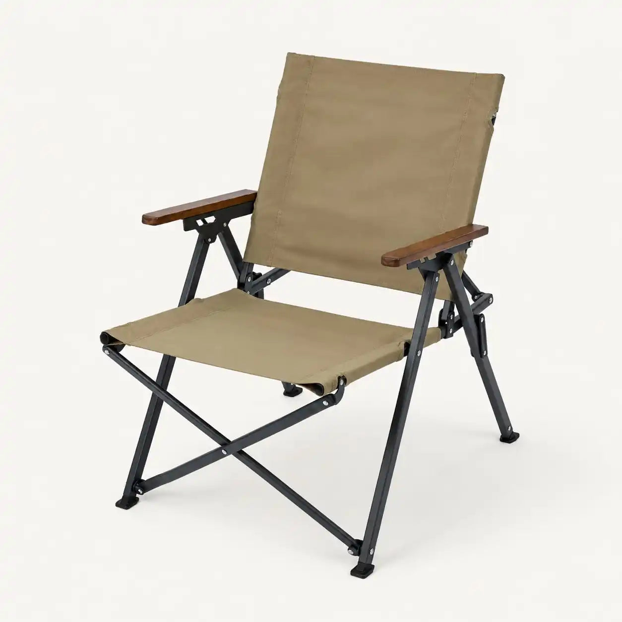 SummitSage Heritage Compact Folding Kermit Chair - Aircraft Aluminum Glamping Seat | Quiet Outdoor Living | 7075 Aerospace Aluminum | Your Living Room in the Wild