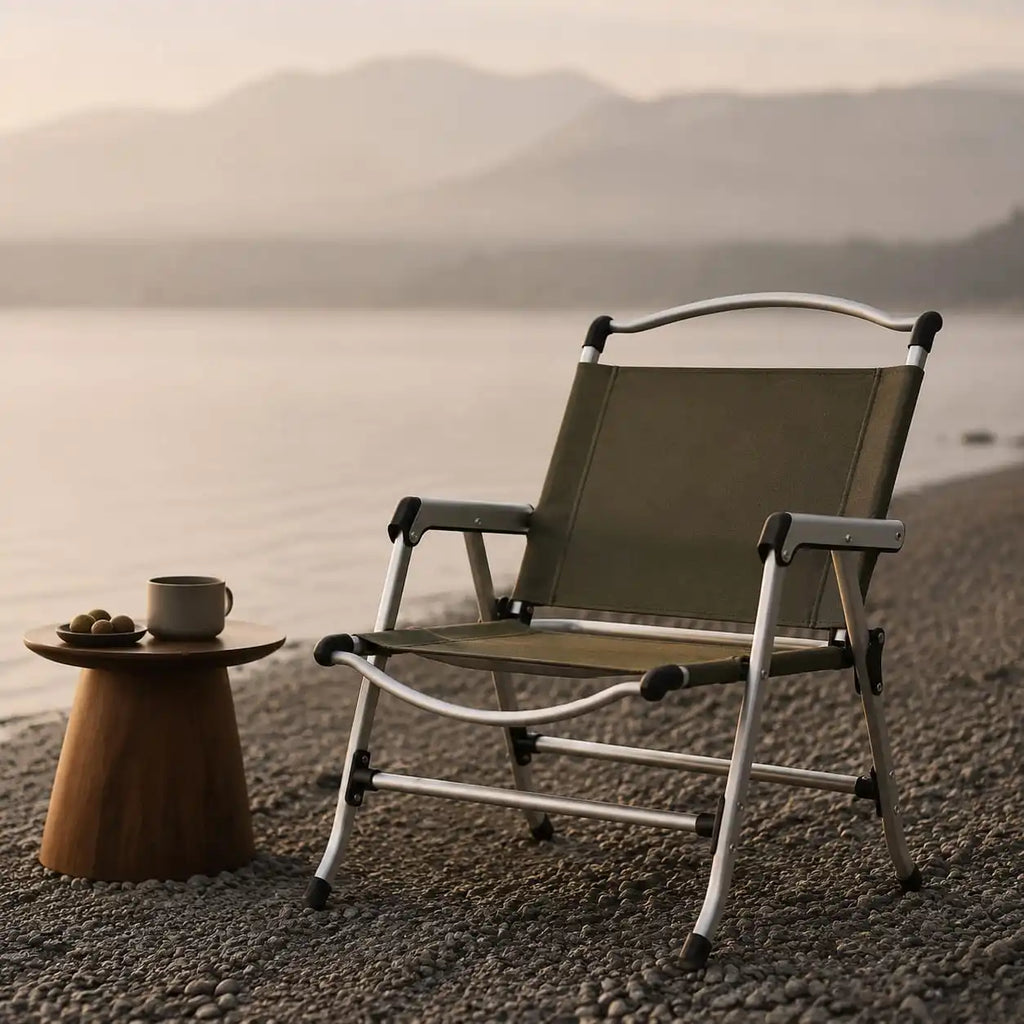 SummitSage Heritage Portable Camping Chair - Ultralight Lite Folding Outdoor Chair | Quiet Outdoor Living | 7075 Aerospace Aluminum | Your Living Room in the Wild