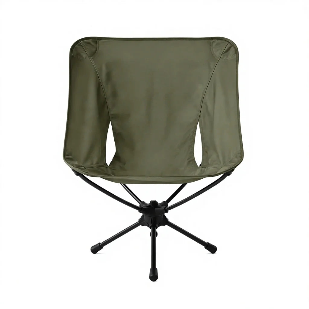 SummitSage Heritage 360° Swivel Folding Camping Chair - Portable Moon Chair | Quiet Outdoor Living | 7075 Aerospace Aluminum | Your Living Room in the Wild