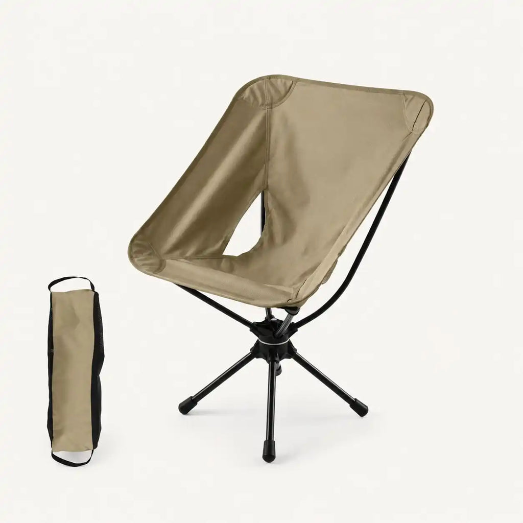 SummitSage Heritage 360° Swivel Folding Camping Chair - Portable Moon Chair | Quiet Outdoor Living | 7075 Aerospace Aluminum | Your Living Room in the Wild