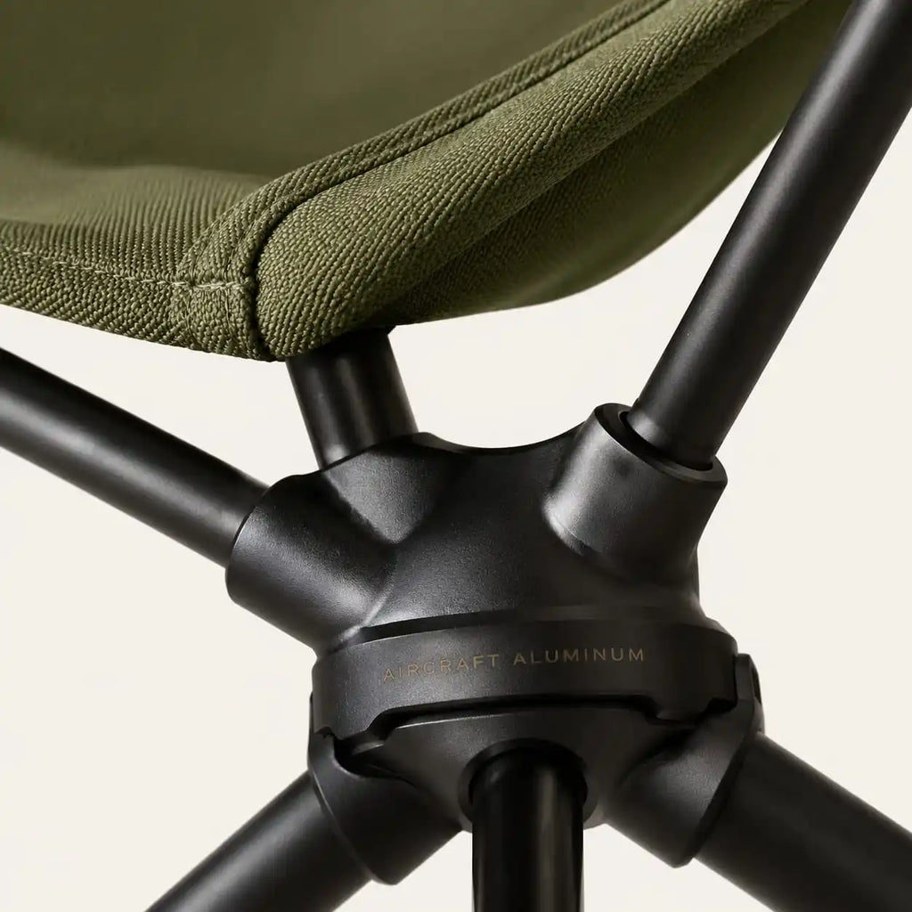 SummitSage Heritage 360° Swivel Folding Camping Chair - Portable Moon Chair | Quiet Outdoor Living | 7075 Aerospace Aluminum | Your Living Room in the Wild