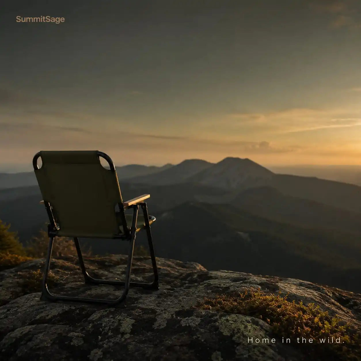 SummitSage Heritage Portable Folding Camping Chair - Ultralight Outdoor Chair | Quiet Outdoor Living | 7075 Aerospace Aluminum | Your Living Room in the Wild