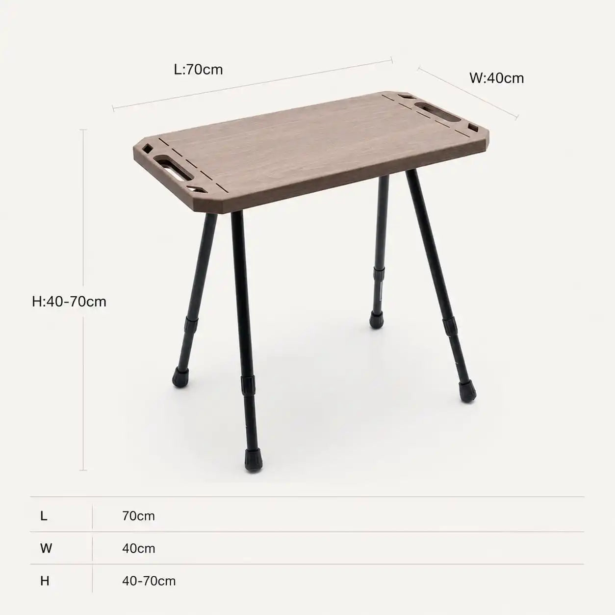 SummitSage Heritage Height-Adjustable IGT Folding Tactical Table | Quiet Outdoor Living | 7075 Aerospace Aluminum | Your Living Room in the Wild