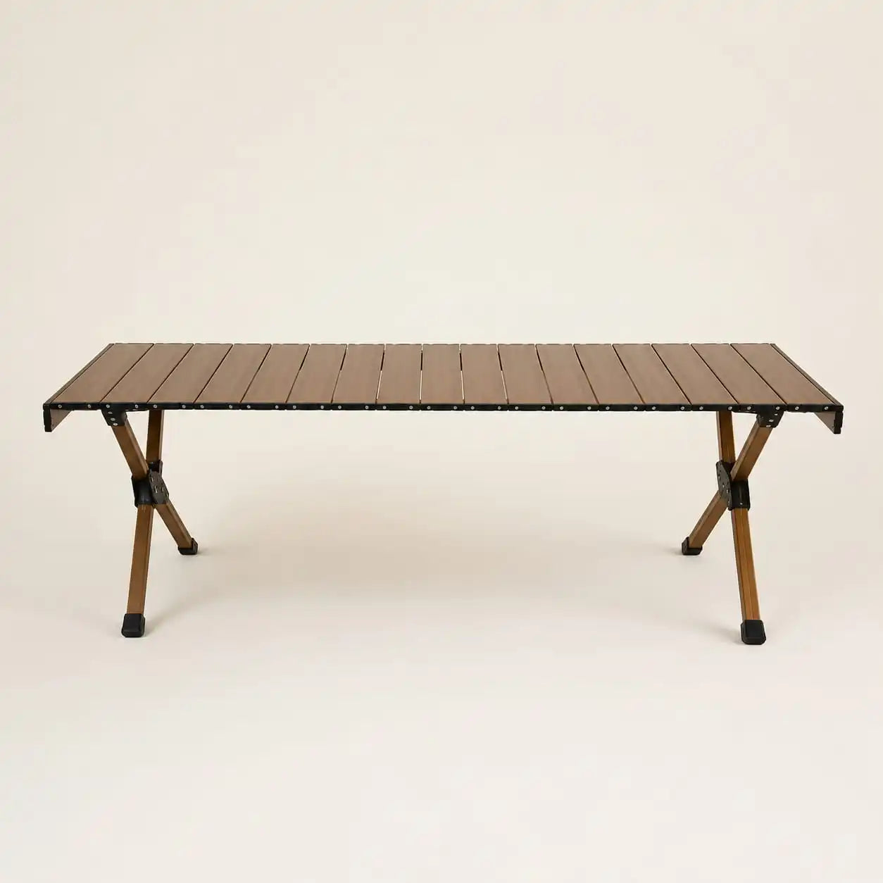 SummitSage Heritage 90cm Aluminum Egg-Roll Table - Classic Folding Outdoor Dining Table | Quiet Outdoor Living | 7075 Aerospace Aluminum | Your Living Room in the Wild