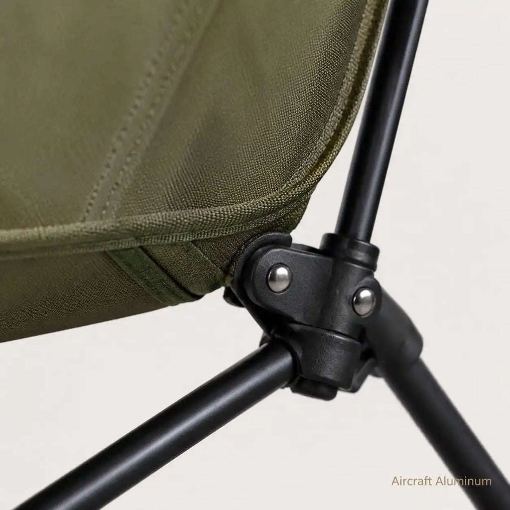 SummitSage Heritage Portable Folding Camping Chair - Ultralight Moon Chair | Quiet Outdoor Living | 7075 Aerospace Aluminum | Your Living Room in the Wild