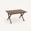 SummitSage Heritage Aluminum Egg Roll Table - Portable Folding Camping Table | Quiet Outdoor Living | 7075 Aerospace Aluminum | Your Living Room in the Wild