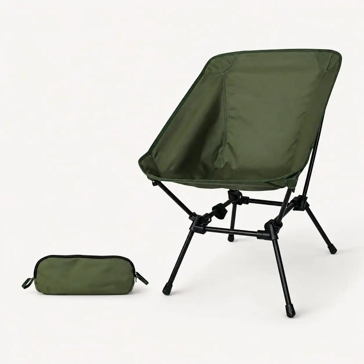 SummitSage Heritage Portable Folding Camping Chair - Ultralight Moon Chair | Quiet Outdoor Living | 7075 Aerospace Aluminum | Your Living Room in the Wild