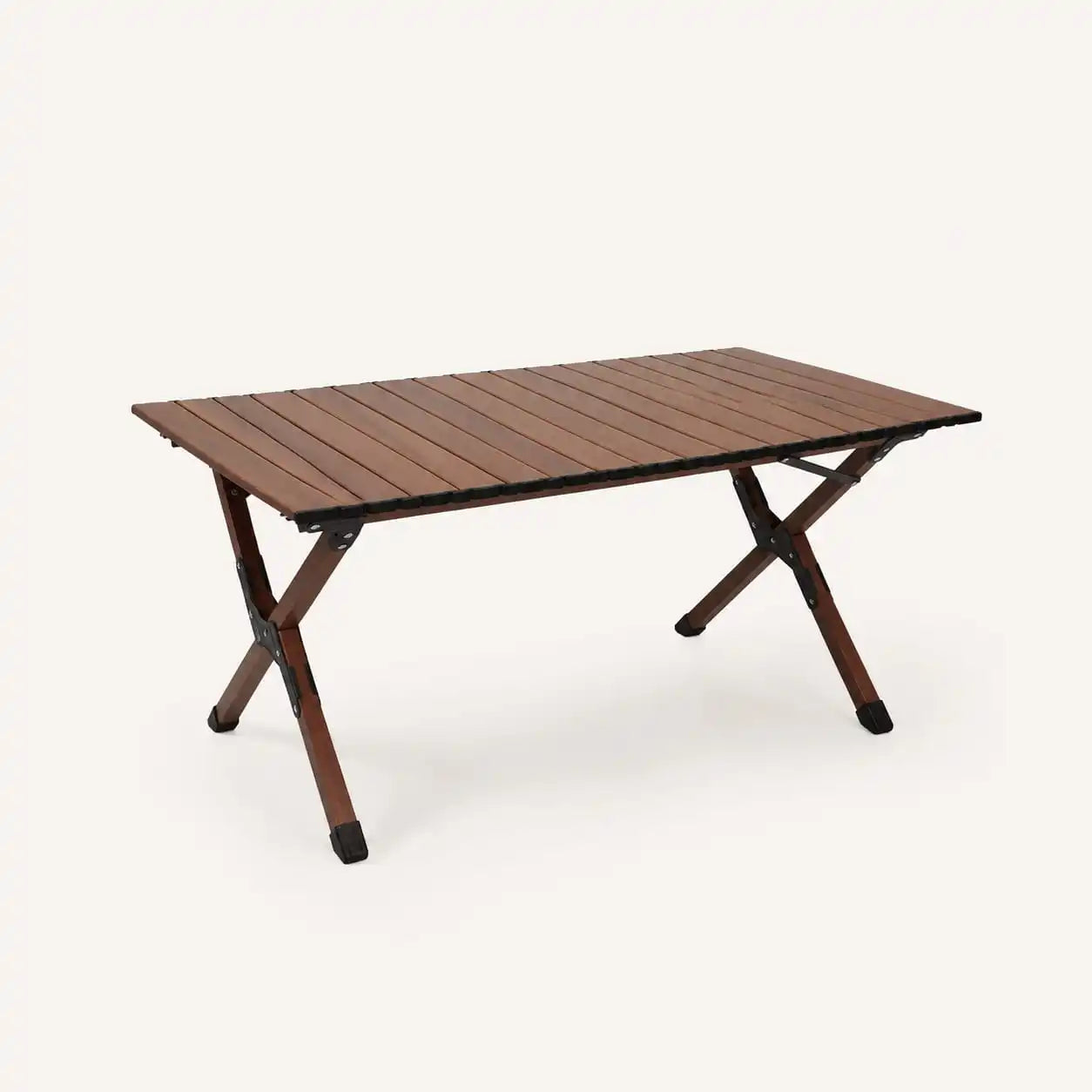 SummitSage Heritage Aluminum Egg Roll Table - Portable Folding Camping Table | Quiet Outdoor Living | 7075 Aerospace Aluminum | Your Living Room in the Wild