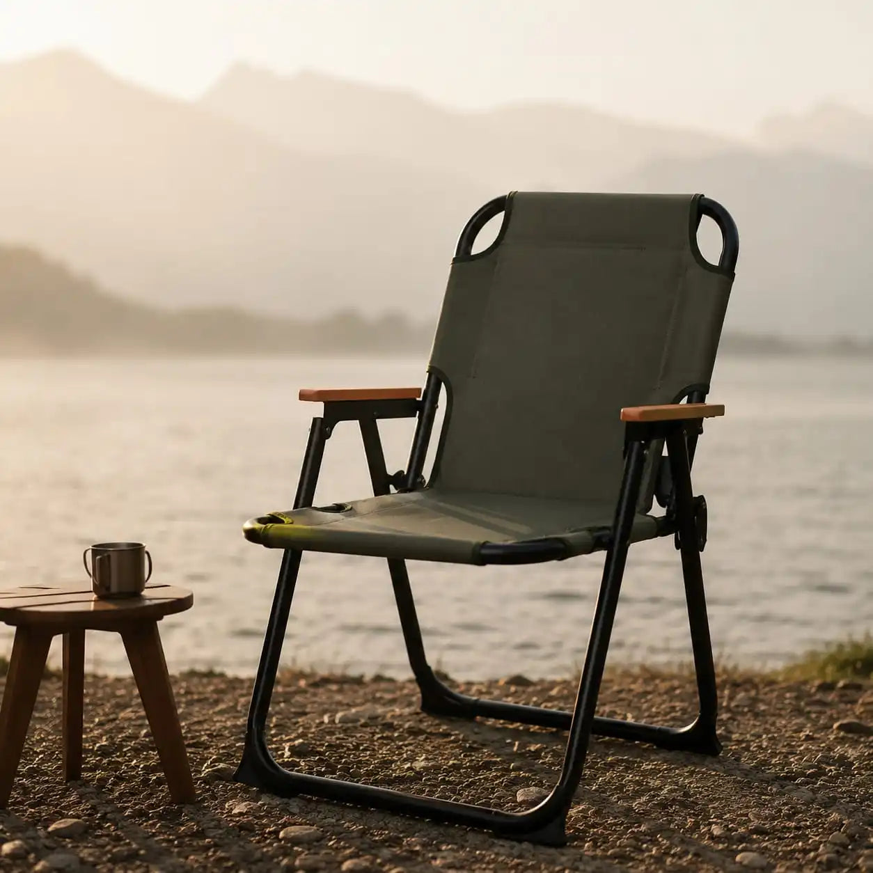 SummitSage Heritage Portable Folding Camping Chair - Ultralight Outdoor Chair | Quiet Outdoor Living | 7075 Aerospace Aluminum | Your Living Room in the Wild