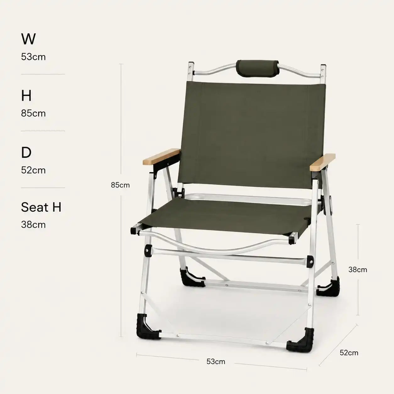 SummitSage Heritage Portable Camping Chair - Ultralight Folding Aluminum Outdoor Chair | Quiet Outdoor Living | 7075 Aerospace Aluminum | Your Living Room in the Wild