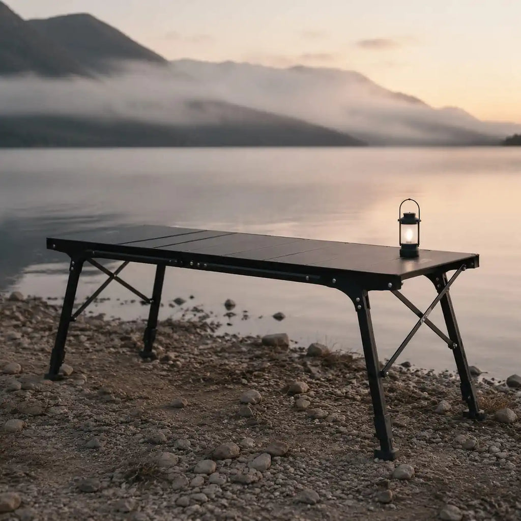 SummitSage Heritage Elevation IGT Table - Aerospace Aluminum Adjustable Tactical Table | Quiet Outdoor Living | 7075 Aerospace Aluminum | Your Living Room in the Wild