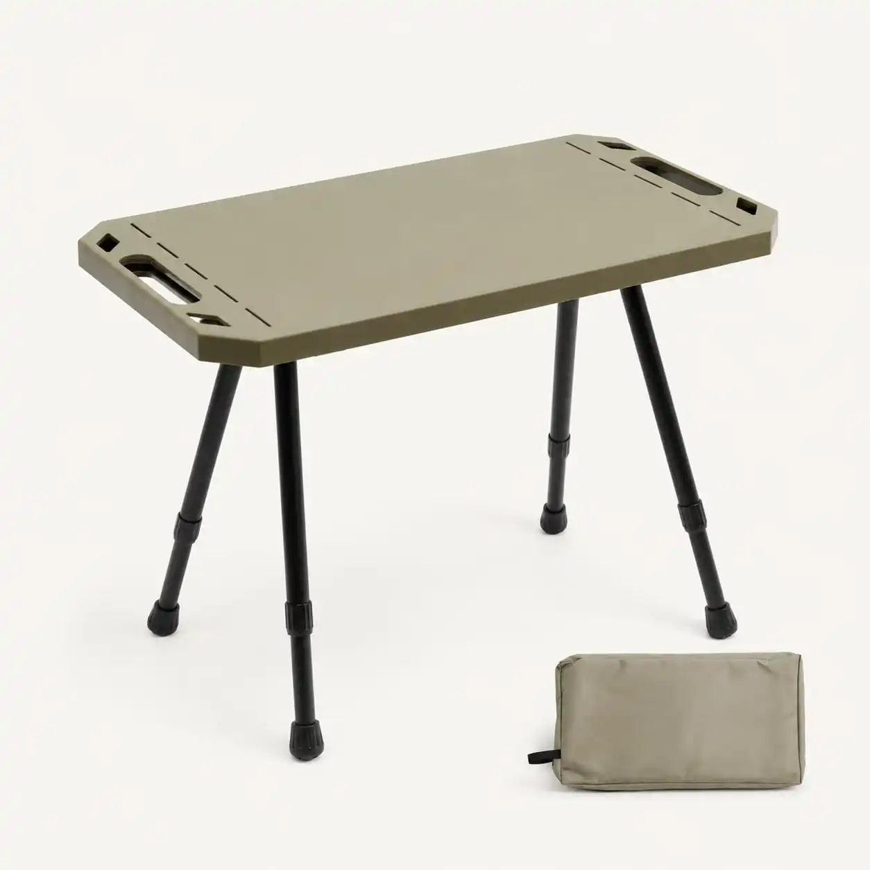 SummitSage Heritage Height-Adjustable IGT Folding Tactical Table | Quiet Outdoor Living | 7075 Aerospace Aluminum | Your Living Room in the Wild