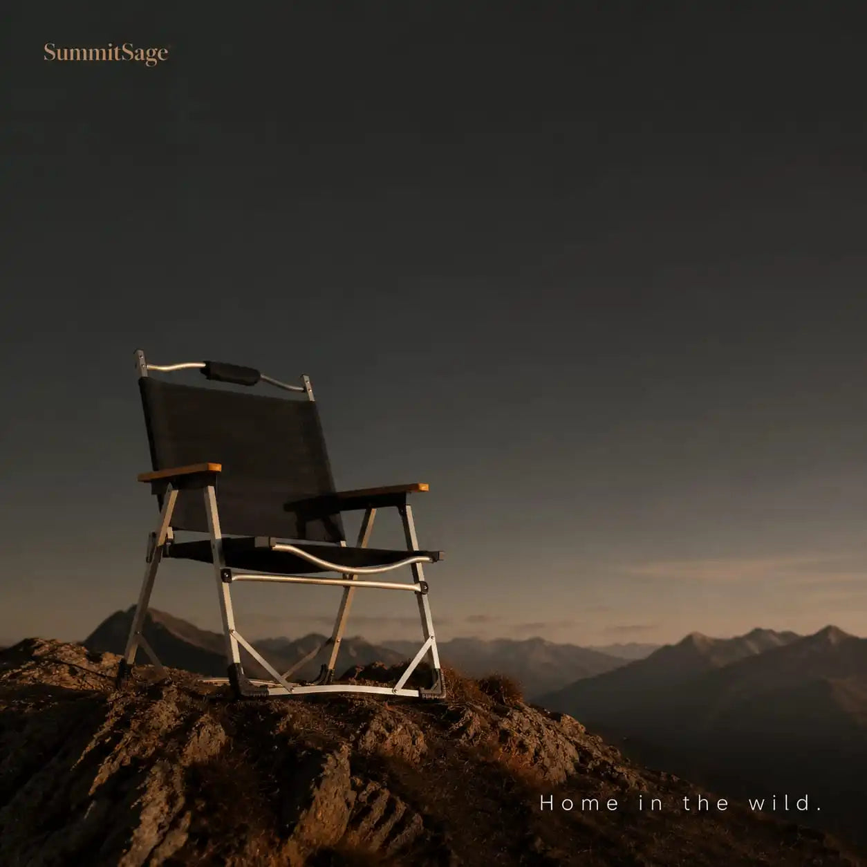 SummitSage Heritage Portable Camping Chair - Ultralight Folding Aluminum Outdoor Chair | Quiet Outdoor Living | 7075 Aerospace Aluminum | Your Living Room in the Wild