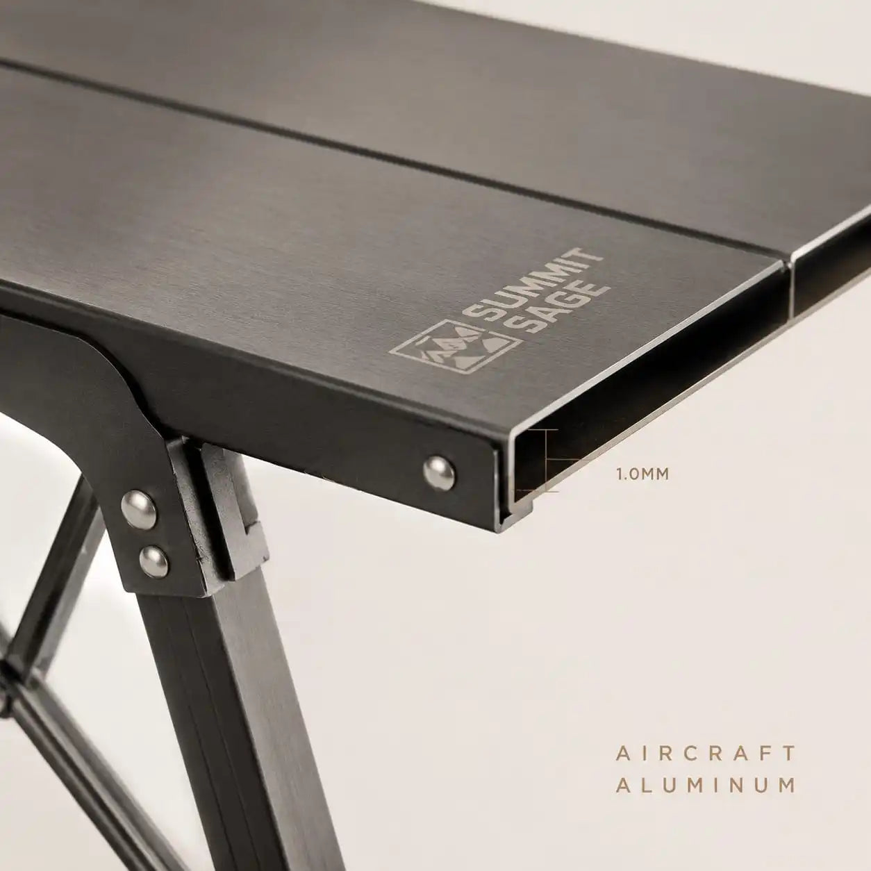 SummitSage Heritage Elevation IGT Table - Aerospace Aluminum Adjustable Tactical Table | Quiet Outdoor Living | 7075 Aerospace Aluminum | Your Living Room in the Wild