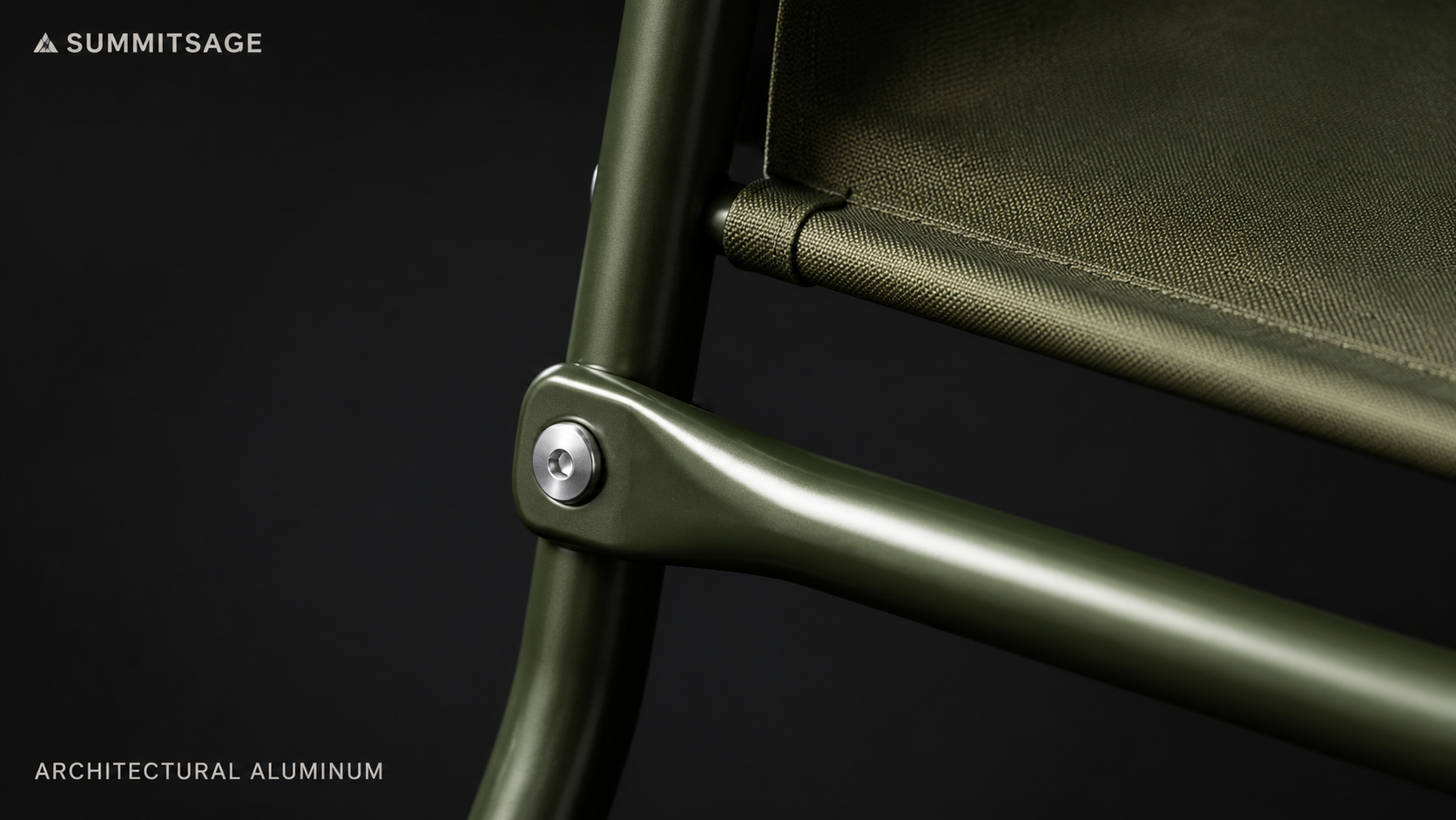 SummitSage Heritage Kermit Style Folding Camping Chair - Portable British Army Outdoor Chair | Quiet Outdoor Living | 7075 Aerospace Aluminum | Your Living Room in the Wild