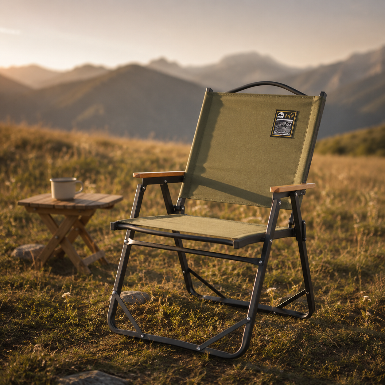 SummitSage Heritage Detachable Padded Aluminum Kermit Chair | Quiet Outdoor Living | 7075 Aerospace Aluminum | Your Living Room in the Wild